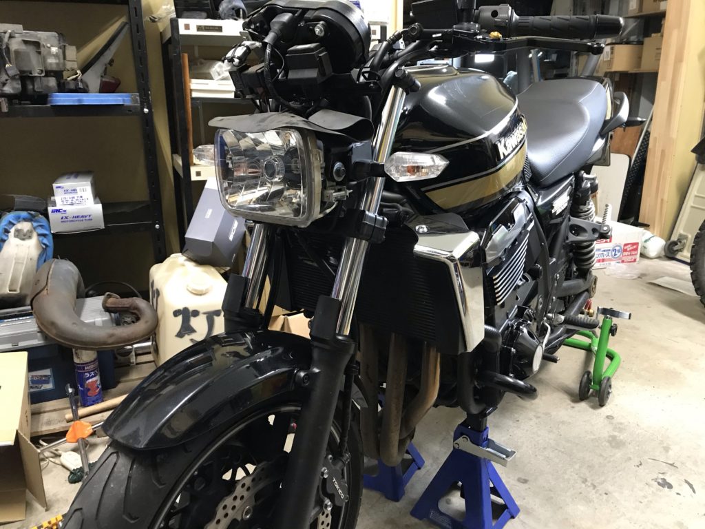 ZRX1200DAEG 組み上げた画像