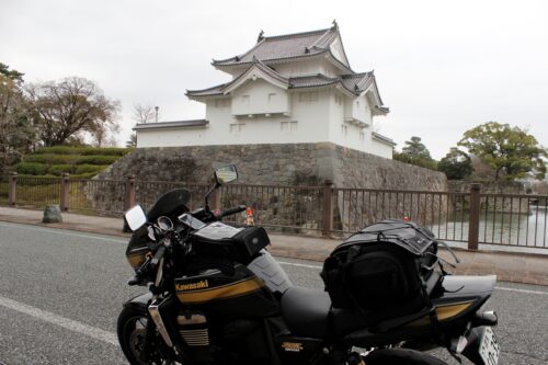 静岡ツーリング 駿府城到着の画像